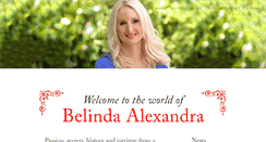 Desktop Screenshot of belinda-alexandra.com